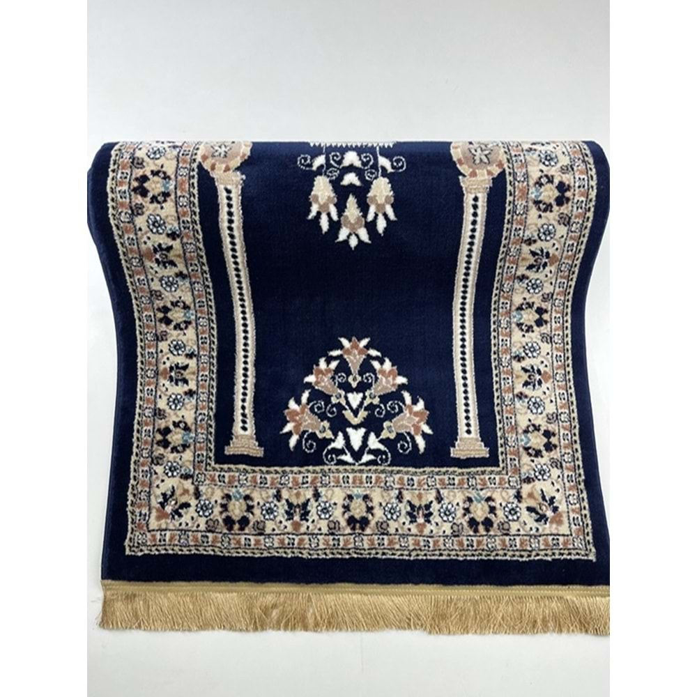 Yüksek Kalite Dokuma 80x125 Battal Boy Halı Seccade Lacivert Rengi